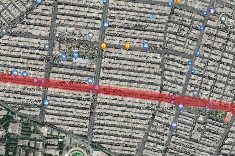 مسیریابی بازار دلاوران