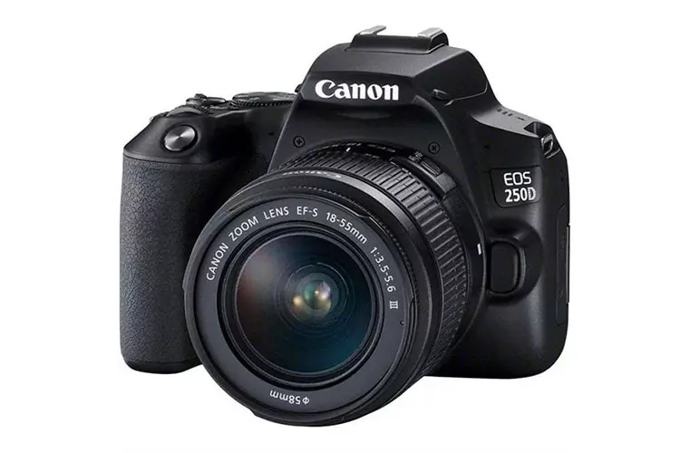 دوربین دیجیتال کانن مدل EOS 250D به همراه لنز 55-18 میلیمتر IS STM