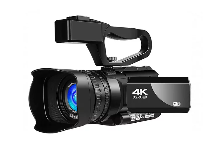 دوربین فیلم برداری مدل 4K 48MP 30FPS 18X-V4G