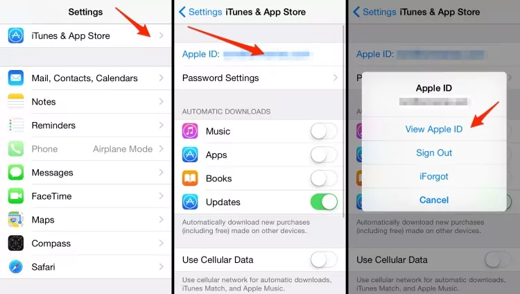 چگونه اپل آیدی را از یک دستگاه iOS حذف کنیم؟