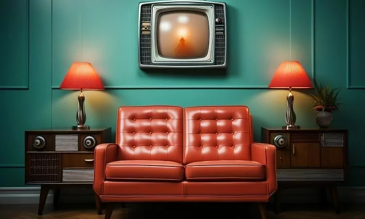 کاغذ دیواری پشت تلویزیون چه رنگی خوبه