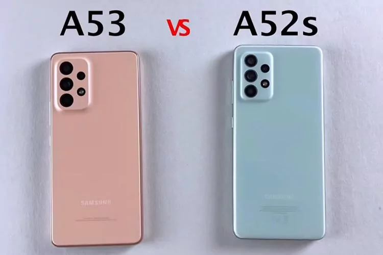 مقایسه گلکسی A52s 5G با A53 5G از نظر طراحی و نمایشگر